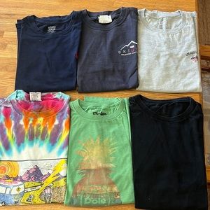 6 men tshirts